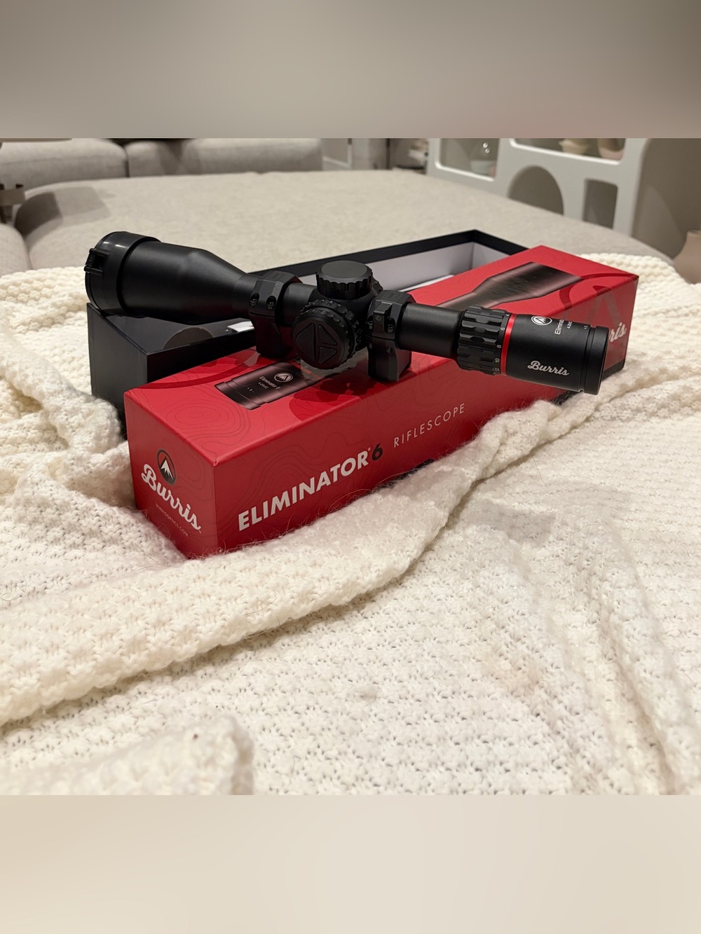 Burris Eliminator 6+ Zeiss 34mm ultra light scope ring